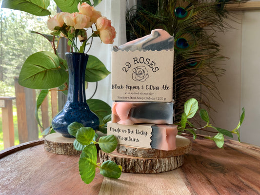 Black Pepper & Citrus Ale Soap