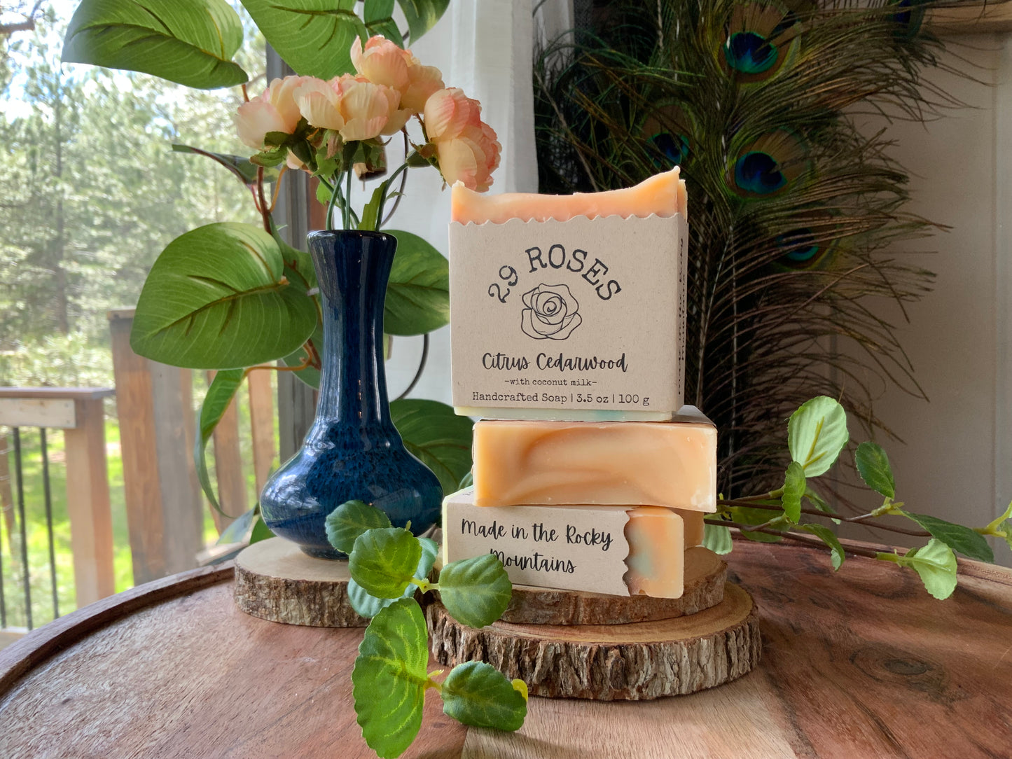 Citrus Cedarwood Soap-with Coconut Milk