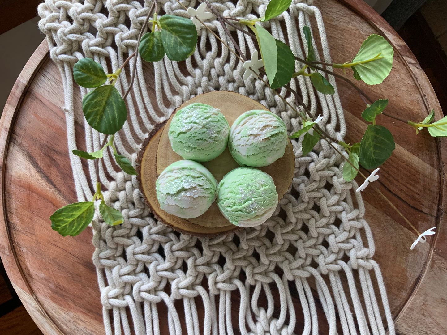 Coconut Lime Bath Truffles-Set of 4