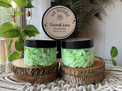 Coconut Lime Whipped Soap