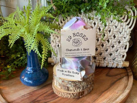 Chamomile & Spice Soap- with Chamomile Infused Olive Oil