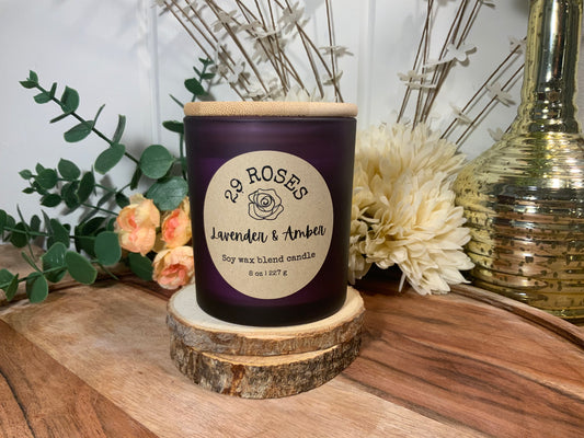 Lavender & Amber Candle