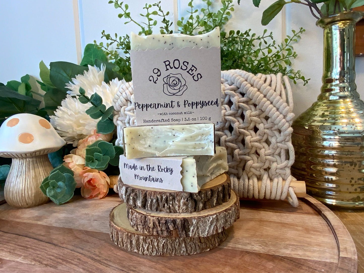 Peppermint & Poppyseed Coconut Milk Soap