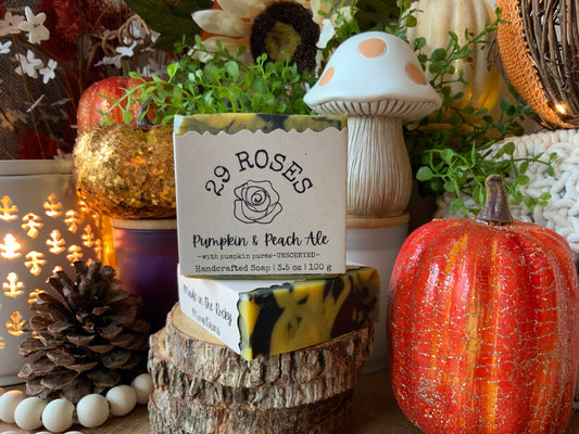 Pumpkin & Peach Ale Soap- UNSCENTED