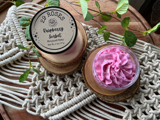 Raspberry Sorbet Whipped Soap