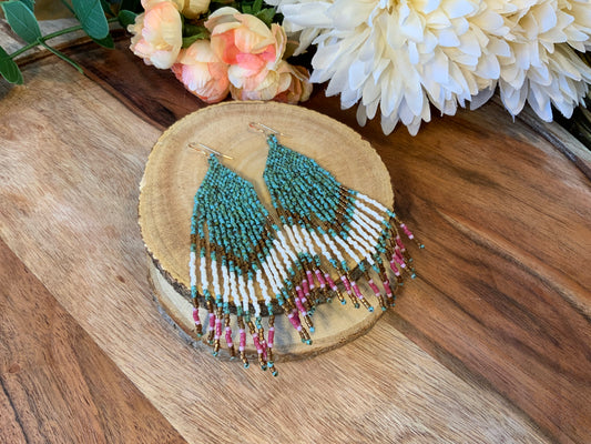 Tides & Seashells Fringe Earrings